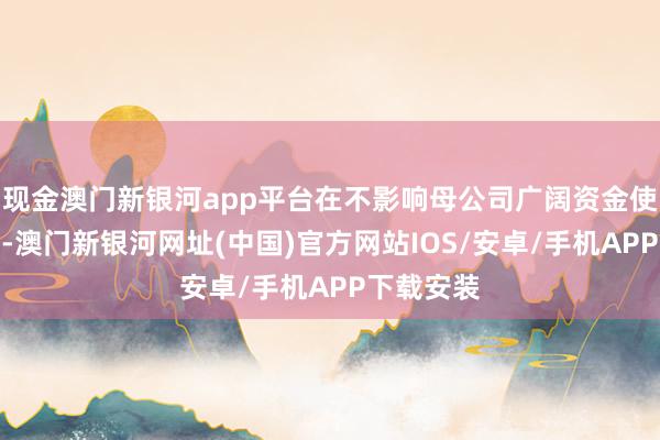 現金澳門新銀河app平臺在不影響母公司廣闊資金使用前提下-澳門新銀河網址(中國)官方網站IOS/安卓/手機APP下載安裝