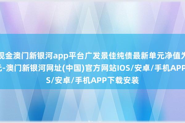 現金澳門新銀河app平臺廣發景佳純債最新單元凈值為1.0083元-澳門新銀河網址(中國)官方網站IOS/安卓/手機APP下載安裝