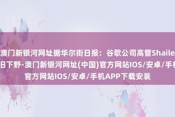 澳門新銀河網址據華爾街日報：谷歌公司高管Shailesh Prakash照舊下野-澳門新銀河網址(中國)官方網站IOS/安卓/手機APP下載安裝