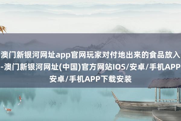 澳門新銀河網址app官網玩家對付地出來的食品放入各個位置-澳門新銀河網址(中國)官方網站IOS/安卓/手機APP下載安裝