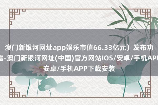 澳門新銀河網址app娛樂市值66.33億元）發布功績預報泄露-澳門新銀河網址(中國)官方網站IOS/安卓/手機APP下載安裝