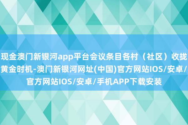 現金澳門新銀河app平臺會議條目各村（社區）收攏冬春季水利樹立的黃金時機-澳門新銀河網址(中國)官方網站IOS/安卓/手機APP下載安裝